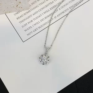 18K Gold Lab-Grown Diamond Pendant — 0.5 ct — view 1