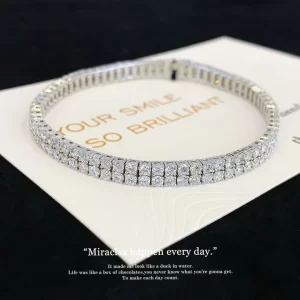 18K Gold Lab-Grown Diamond Bracelet — 5.84 ct — view 1