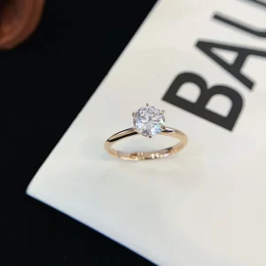 18K Rose Gold Lab-Grown Diamond Ring — 1.014 ct — view 1