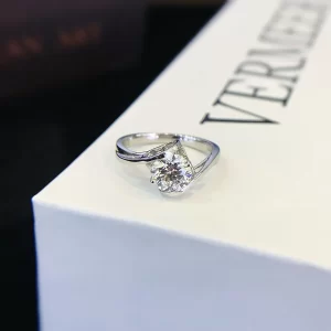18K Gold Lab-Grown Diamond Ring — 1.08 ct — view 1