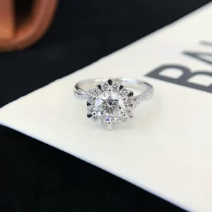 PT950 Platinum Lab-Grown Diamond Ring — 1.02 ct — view 1
