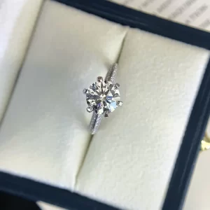 18K Gold Lab-Grown Diamond Ring — 2.07 ct — view 1