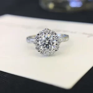 18K Gold Lab-Grown Diamond Ring — 1.06 ct — view 1