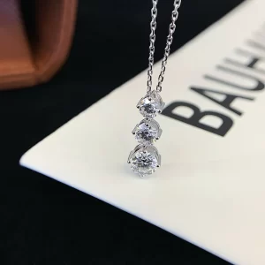 18K Gold Lab-Grown Diamond Necklace — 1 ct — view 1