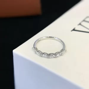 18K Gold Marquise Lab-Grown Diamond Band — 0.38 ct — view 1