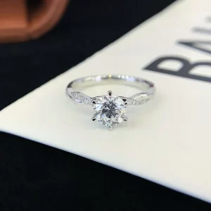 18K Gold Lab-Grown Diamond Ring — 1.01 ct — view 1