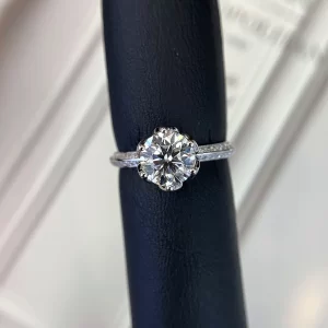 18K Gold Lab-Grown Diamond Ring — 1.72 ct — view 1