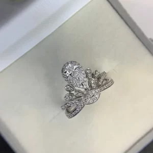 18K Gold Lab-Grown Diamond Ring — 1 ct — view 1