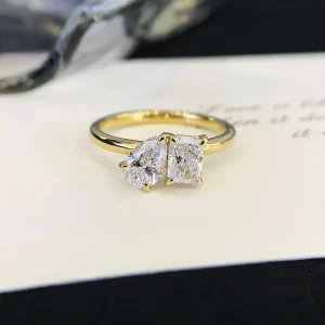 18K Gold Lab-Grown Diamond Ring — 1.62 ct — view 1