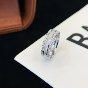 18K Gold Moissanite Band — 1.18 ct — view 1