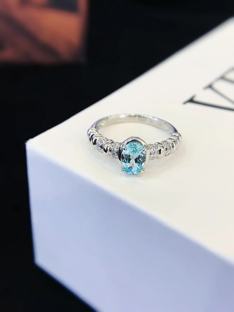 PT950 Platinum Lab-Grown Colored Gemstone Ring — 1.030 ct — view 1
