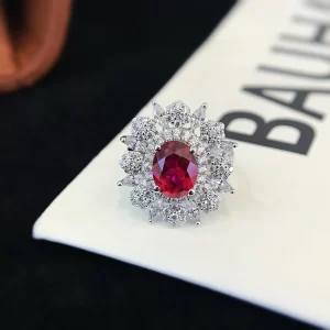 925 Sterling Silver Colored Gemstone Ring — view 1