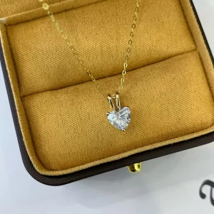 18K Gold Lab-Grown Diamond Pendant — 1.01 ct — view 1