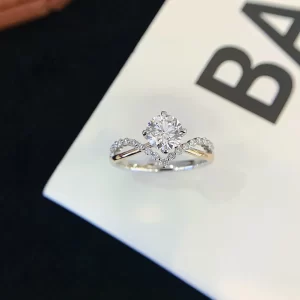 18K Gold Lab-Grown Diamond Ring — 1.043 ct — view 1