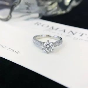 PT950 Platinum Lab-Grown Diamond Ring — 1.057 ct — view 1