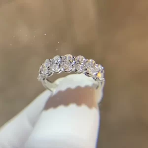 18K White Gold Lab-Grown Diamond Ring — 1.83 ct — view 1