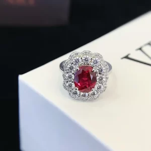 925 Sterling Silver Colored Gemstone Ring — view 1