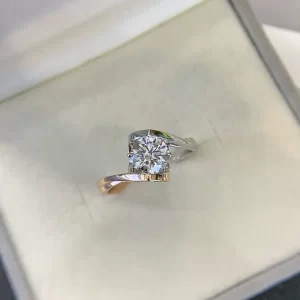 18K Gold Lab-Grown Diamond Ring — 1 ct — view 1