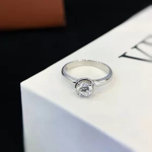 18K Gold Lab-Grown Diamond Ring — 0.60 ct — view 1