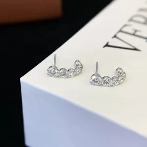 18K Gold Lab-Grown Diamond Stud Earrings — 1.96 ct — view 1
