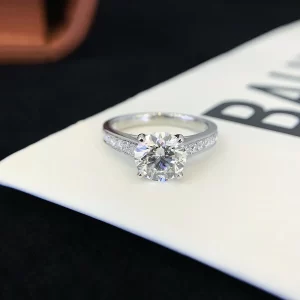 PT950 Platinum Lab-Grown Diamond Ring — 1.76 ct — view 1