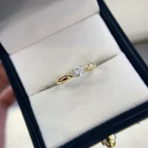 18K Gold Marquise Lab-Grown Diamond Ring — 0.50 ct — view 1
