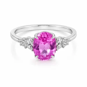 925 Sterling Silver Colored Gemstone Ring — view 1
