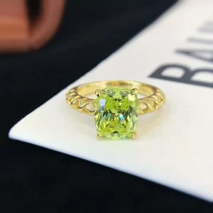 925 Sterling Silver Colored Gemstone Ring — view 1