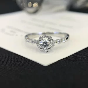 18K Gold Lab-Grown Diamond Ring — 0.25 ct — view 1