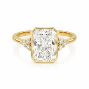 18K Gold Lab-Grown Diamond Ring — 3.050 ct — view 1