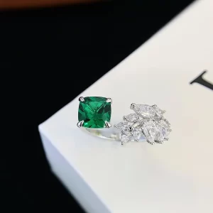 925 Sterling Silver Colored Gemstone Ring — view 1