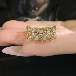 18K Gold Lab-Grown Diamond Ring — 0.55 ct — view 1