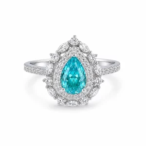925 Sterling Silver Colored Gemstone Ring — view 1