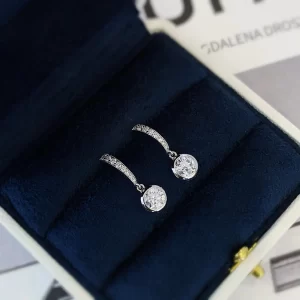 18K Gold Lab-Grown Diamond Stud Earrings — 1.156 ct — view 1