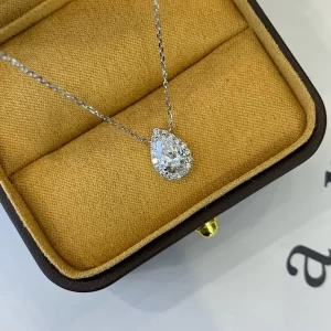 18K Gold Lab-Grown Diamond Necklace — 0.75 ct — view 1
