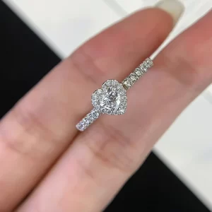 18K Gold Lab-Grown Diamond Ring — 0.21 ct — view 1