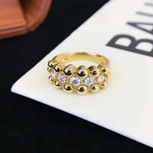 18K Gold Moissanite Band — 0.44 ct — view 1