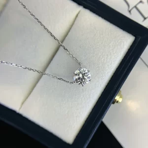 18K Gold Lab-Grown Diamond Necklace — 1.02 ct — view 1