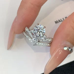 18K Gold Lab-Grown Diamond Ring — 1.05 ct — view 1