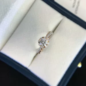 18K Gold Lab-Grown Diamond Ring — 0.51 ct — view 1