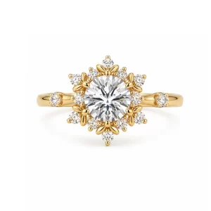 18K Gold Lab-Grown Diamond Ring — 0.510 ct — view 1