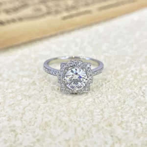 18K Gold Lab-Grown Diamond Ring — 1.01 ct — view 1