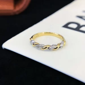 18K Gold Lab-Grown Diamond Band — 0.048 ct — view 1