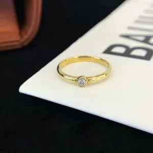 18K Gold Lab-Grown Diamond Ring — 0.1 ct — view 1