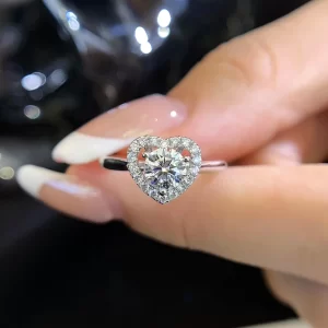 18K Gold Lab-Grown Diamond Ring — 0.541 ct — view 1