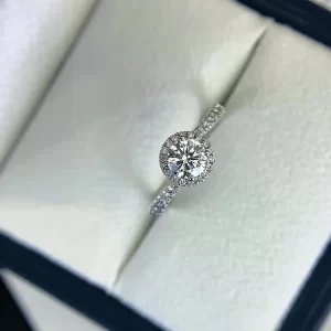 18K Gold Lab-Grown Diamond Ring — 0.528 ct — view 1