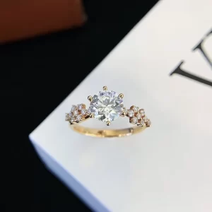 18K Gold Lab-Grown Diamond Ring — 1.34 ct — view 1
