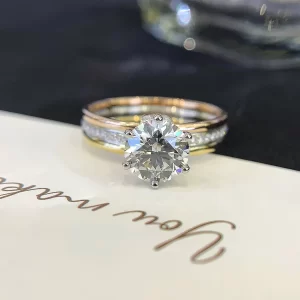18K Gold Lab-Grown Diamond Ring — 2.01 ct — view 1