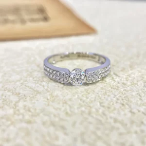 18K Gold Lab-Grown Diamond Band — 0.3 ct — view 1