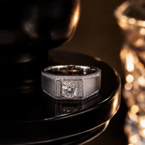 18K Gold Lab-Grown Diamond Ring — 0.54 ct — view 1